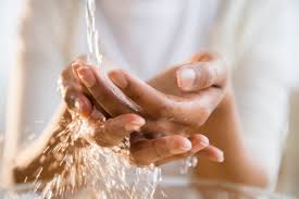 Washing hands